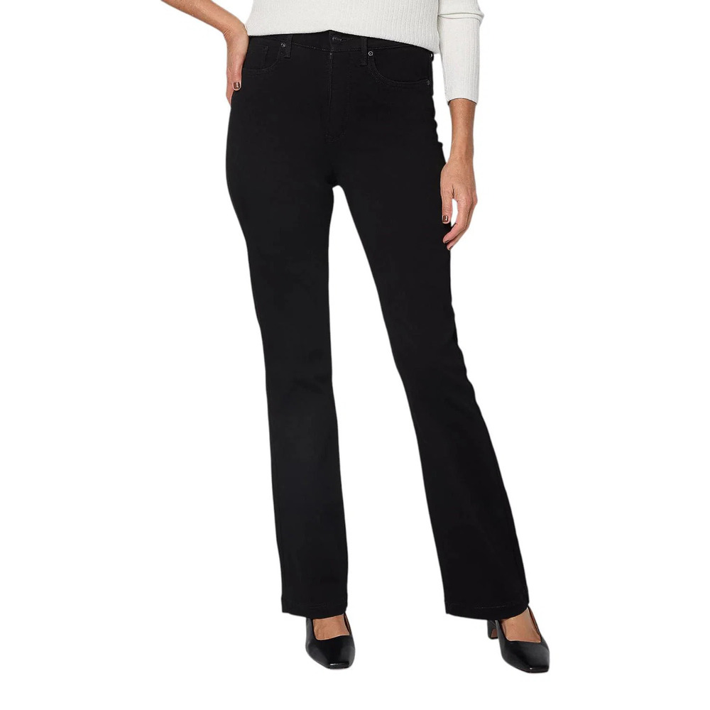 NYDJ Women's Sure Stretch High-Rise Barbara Bootcut Jeans Blk Sapphire - Regular
